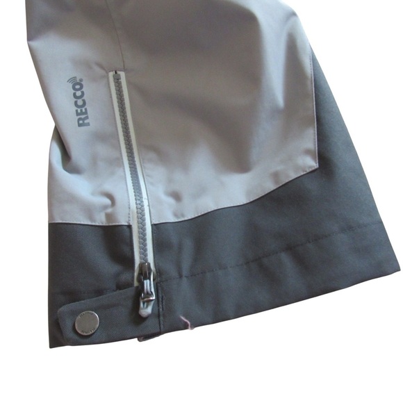 Marmot Gray Refuge Snow Pants Ski Snowboard Small Recco Insulated Zip Pockets - Picture 12 of 14